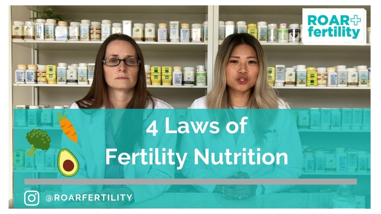 4 Laws Of Fertility Nutrition!